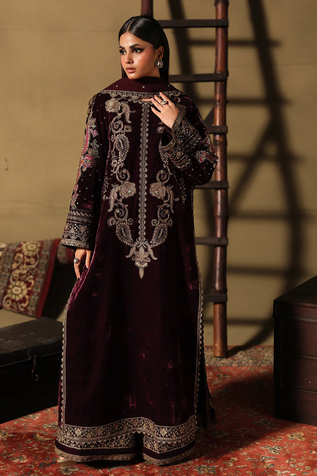 3-PC Unstitched Premium Velvet CVT5-06