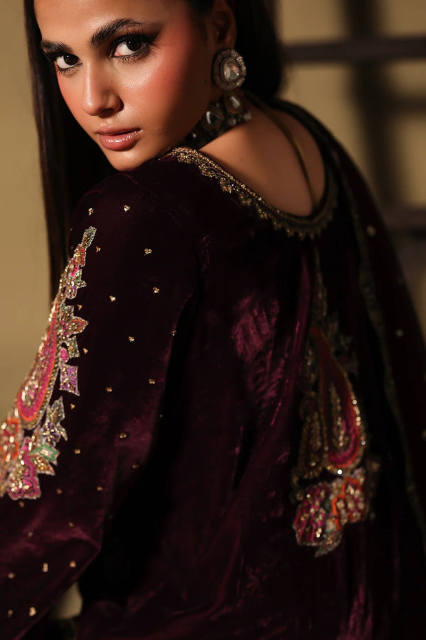 3-PC Unstitched Premium Velvet CVT5-06